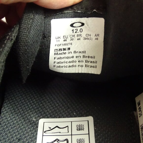 Oakley Flat Sole Sz 12 New with Tags - Picture 5 of 7
